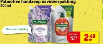 Aanbieding: Palmolive handzeep navulverpakking
