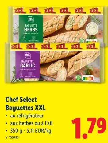 Offre: Baguettes XXL