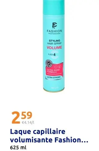 Offre: Laque capillaire volumisante