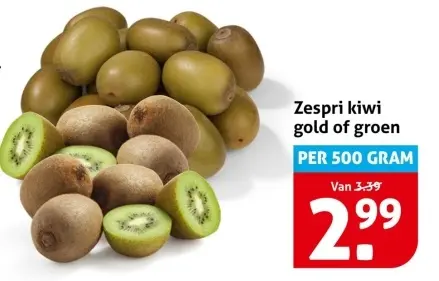 Aanbieding: Kiwi gold of groen