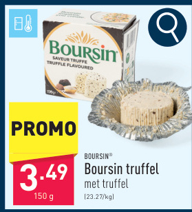 Aanbieding: Boursin truffel met truffel