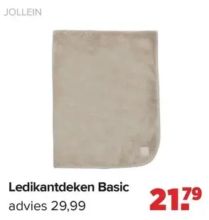 Promotie: Ledikantdeken Basic