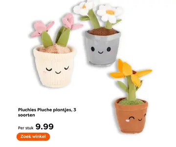 Aanbieding: Pluchies Pluche plantjes
