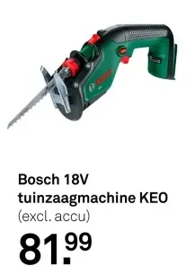 Aanbieding: Tuinzaagmachine KEO
