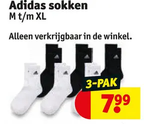 Aanbieding: Adidas sokken
