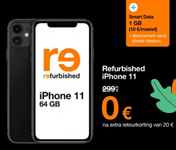 Aanbieding: Refurbished iPhone 11