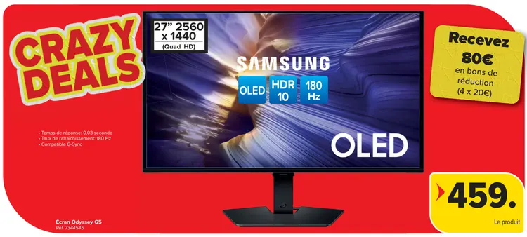 Offre: Écran Odyssey G5