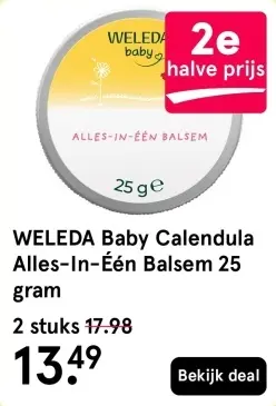 Aanbieding: Baby Calendula Alles-In-Één Balsem