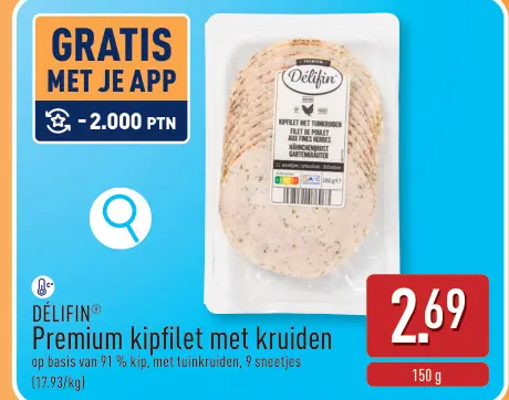 Promotie: Délifin Premium kipfilet met kruiden