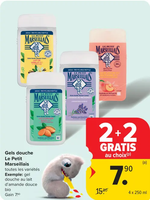 Offre: Gels douche