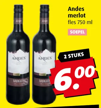 Aanbieding: Andes merlot