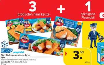 Aanbieding: Fish Sticks en gepaneerde vis