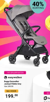 Aanbieding: Buggy Easywalker Jackey2 Pebble Grey