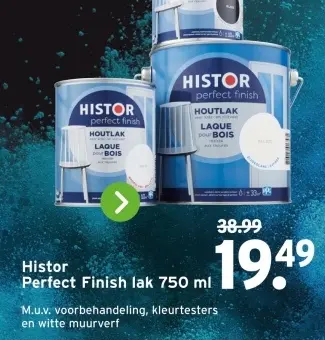 Aanbieding: Histor Perfect Finish lak
