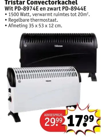 Aanbieding: Tristar Convectorkachel