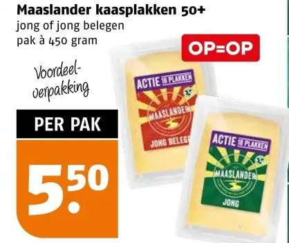 Aanbieding: Kaasplakken 50+
