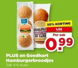 Aanbieding: Hamburgerbroodjes