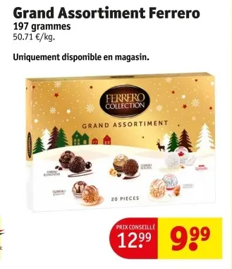 Offre: Grand Assortiment Ferrero