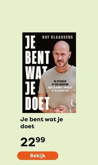 Aanbieding: Je bent wat je doet