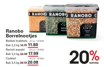 Aanbieding: Ranobo Borrelnootjes