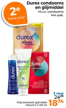 Aanbieding: Durex condooms en glijmiddel
