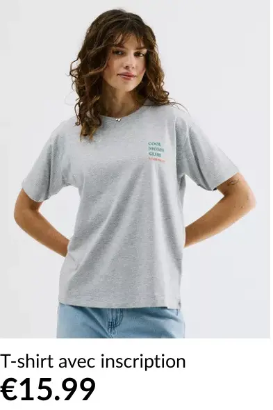 Offre: T-shirt avec inscription
