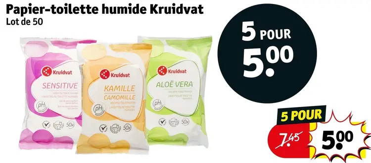 Offre: Papier-toilette humide