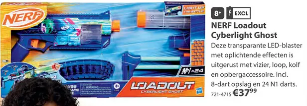 Aanbieding: Nerf Loadout Cyberlight Ghost