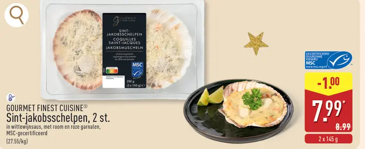 Promotie: Sint-jakobsschelpen