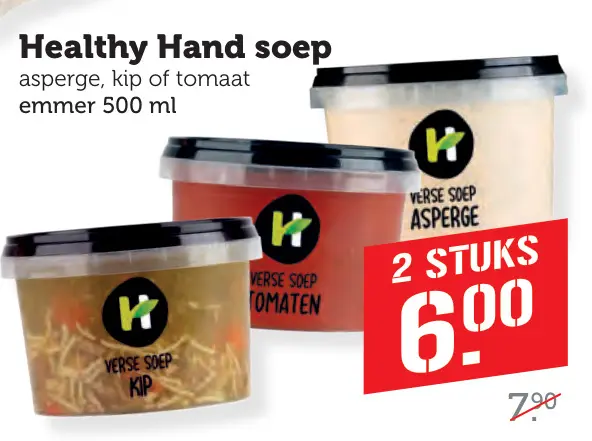 Aanbieding: Healthy Hand soep