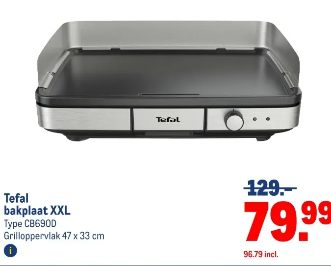 Aanbieding: bakplaat XXL