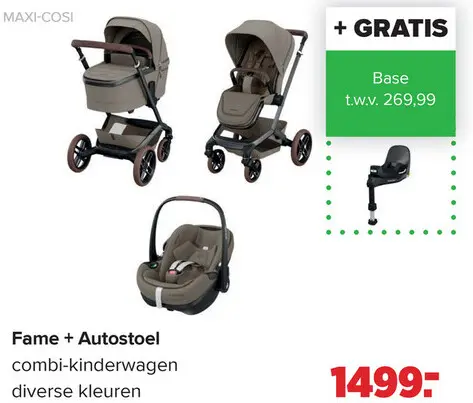 Aanbieding: Fame + Autostoel