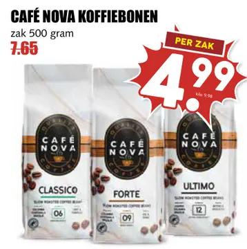 Aanbieding: CAFÉ NOVA KOFFIEBONEN