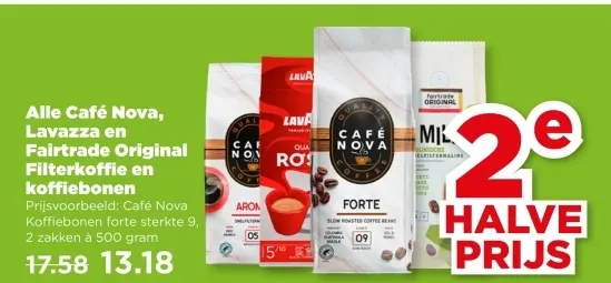 Aanbieding: Filterkoffie en koffiebonen