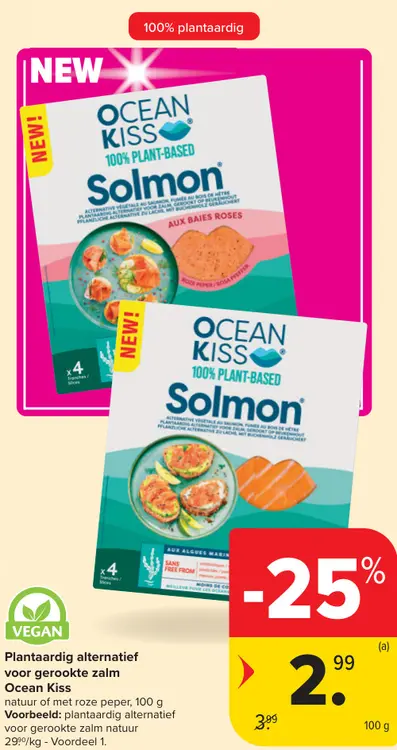 Promotie: Plaantaardig alternatief voor gerookte zalm