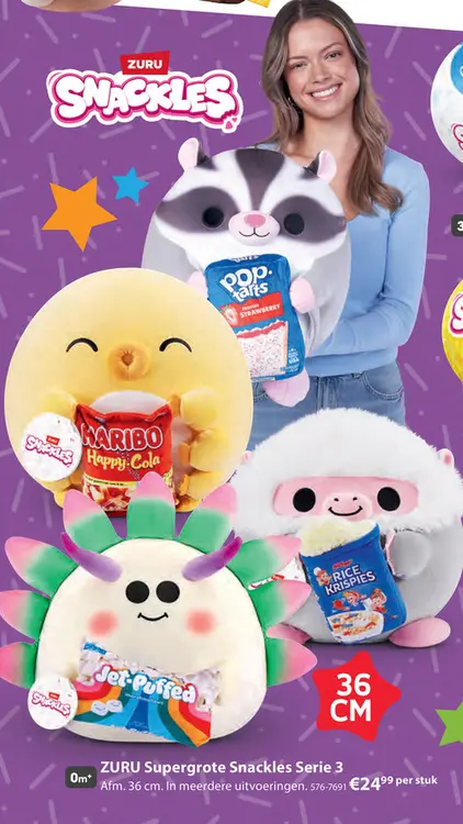 Aanbieding: Supergrote Snackles Serie 3
