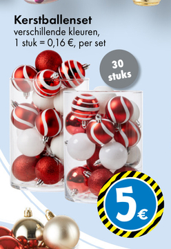 Aanbieding: Kerstballenset