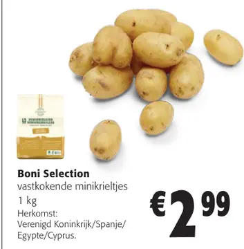 Aanbieding: Boni Selection vastkokende minikrieltjes