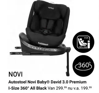 Aanbieding: Autostoel Novi Baby® David 3.0 Premium I-Size