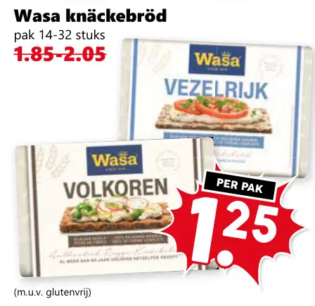 Aanbieding: Wasa knäckebröd