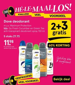Aanbieding: Dove deodorant