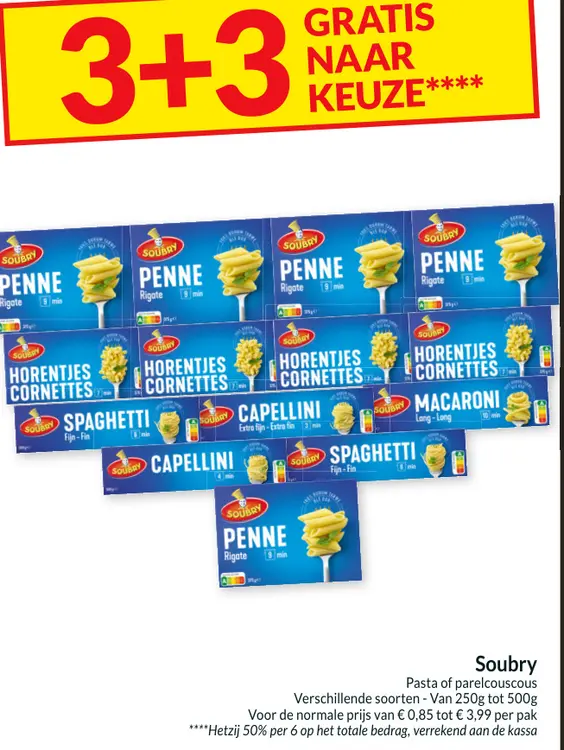 Promotie: Pasta of parelcouscous