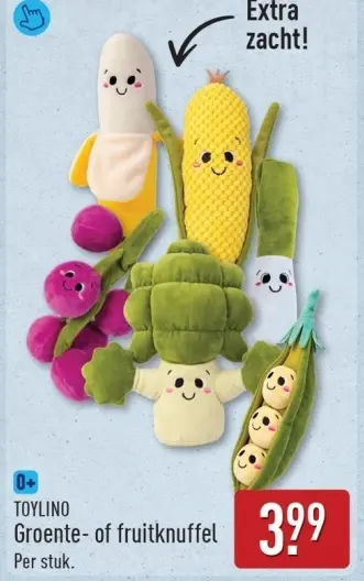 Aanbieding: Groente- of fruitknuffel