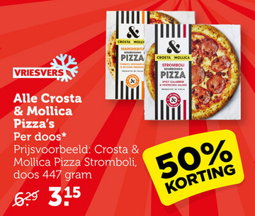 Aanbieding: Crosta & Mollica Pizza's