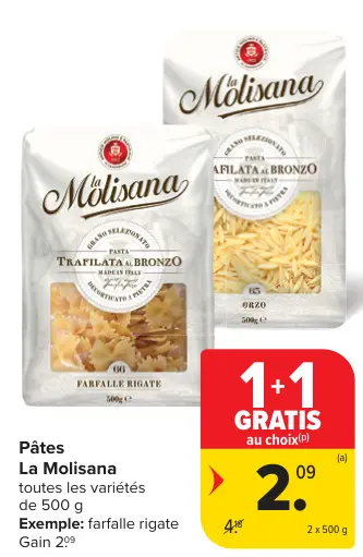 Offre: Pâtes