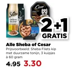 Aanbieding: Alle Sheba of Cesar