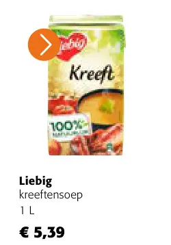 Aanbieding: kreeftensoep