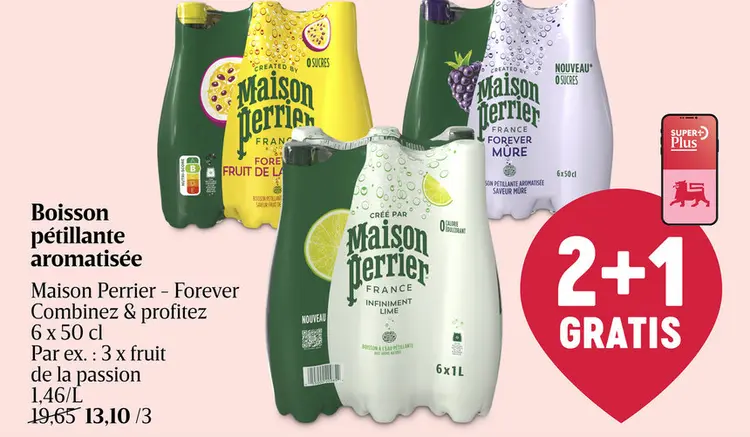 Offre: Boisson pétillante aromatisée