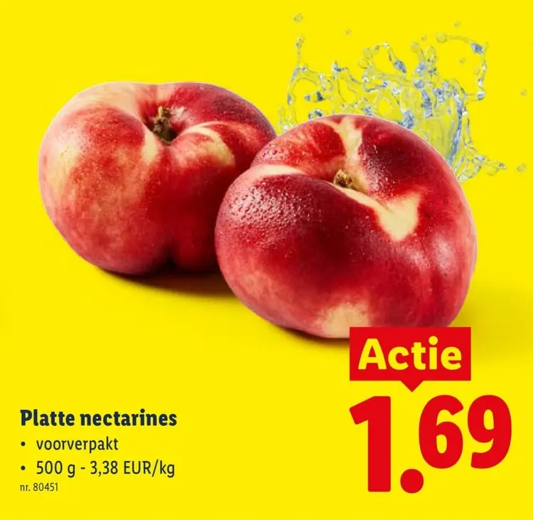 Promotie: Platte nectarines