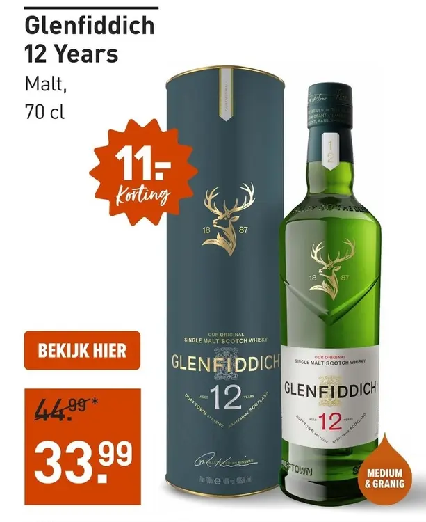 Aanbieding: Glenfiddich 12 Years